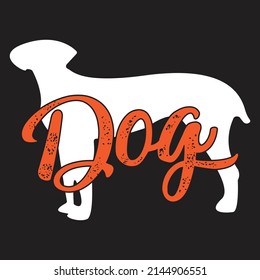 Dog T-shirt And  SVG Design, Vector File.