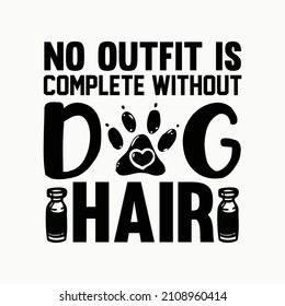 Dog typography awesome t shirt design.