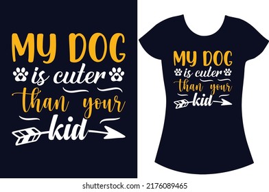 Dog typography t shirt design. Dog svg t shirt design for women. Dog lover t shirt.