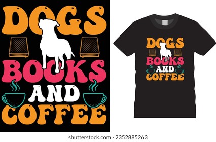 Dog typography T-Shirt Design. Dog Lover T- Shirt Design vector print template. Cute dog t shirt design, Dog t shirt design ready for vintage vector retro graphic and fashion.