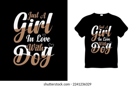 Dog typography t-shirt design vector, dog typography text, Trendy typography dog T-shirt,