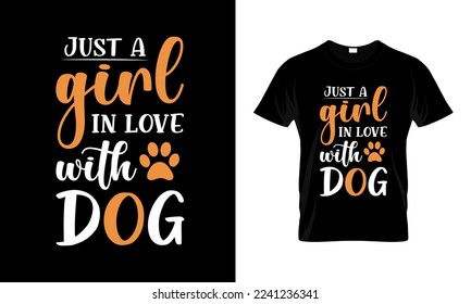 Dog typography t-shirt design vector, dog typography text, Trendy typography dog T-shirt,