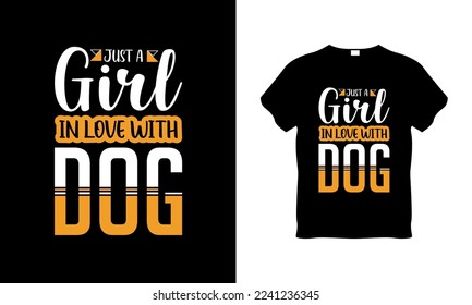 Dog typography t-shirt design vector, dog typography text, Trendy typography dog T-shirt,