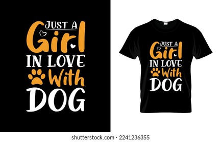 Dog typography t-shirt design vector, dog typography text, Trendy typography dog T-shirt,