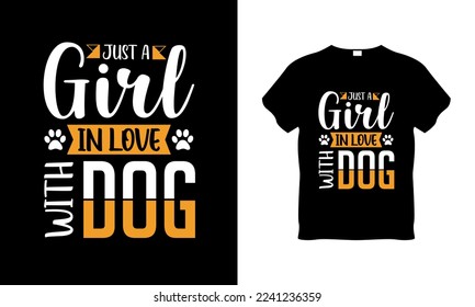Vector de diseño de camisetas de tipografía de perro, texto de tipografía de perro, camiseta de perro de tipografía de moda,