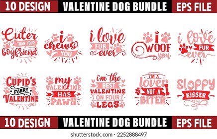 Dog Valentine svg, Valentine Dog Bundle, Dog Valentine svg Bundle, Valentine Dog SVG Design