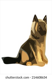 dog  vector 