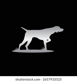 Logotipo moderno abstracto del Vector del perro