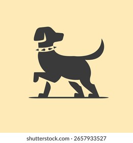 cão vetor abstrato logotipo moderno