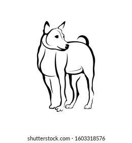 dog vector, for animal logos