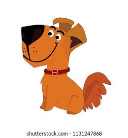 dog vector art illustrated design.