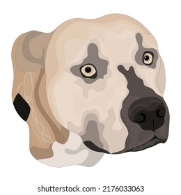 Dog Vector art With White Color Background