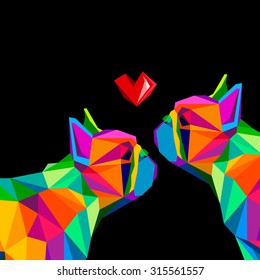 dog vector breed cute pet animal bulldog