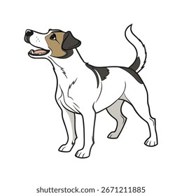 A dog vector design, GMF it center.