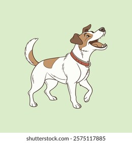 A dog vector is a digital, scalable illustration of a dog created using vector graphics.