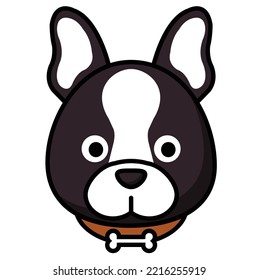 dog vector faces vector illustration design