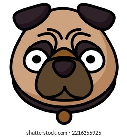 dog vector faces vector illustration design