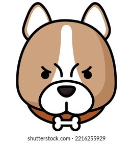 dog vector faces vector illustration design