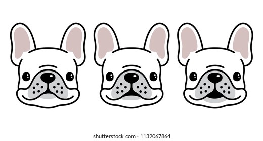 dog vector french bulldog icon logo character cartoon illustration symbol doodle