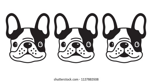 dog vector french bulldog icon logo cartoon character illustration symbol graphic doodle