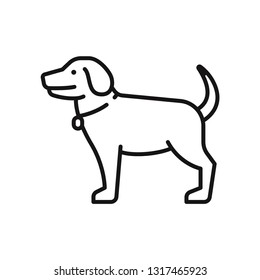 Dog Vector Icon Stock Vector (Royalty Free) 1317465923 | Shutterstock