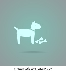 Dog vector icon