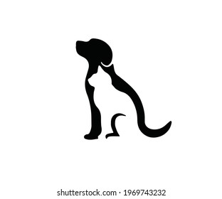 Dog vector icon dog illustration