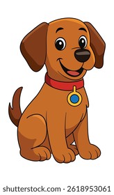 vetor de cachorro, ícone ilustração de vetor, silhueta de cachorro isolado em um fundo branco