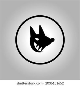dog vector icon logo Halloween. Halloween icon set,symbol and vector,Can be used for web, print and mobile