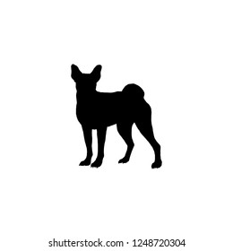 dog vector icon. dog sign on white background. dog icon for web and app