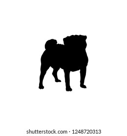 dog vector icon. dog sign on white background. dog icon for web and app