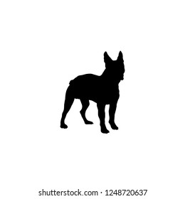 dog vector icon. dog sign on white background. dog icon for web and app