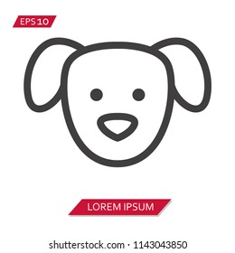 dog vector icon symbol