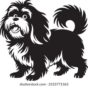 VECTOR DE PERRO, ICONOS DE PERRO, ILUSTRACIÓN DE PERRO