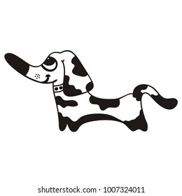 Dog. Vector illustration.