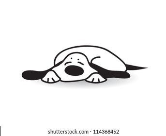 ilustración vectorial de perro