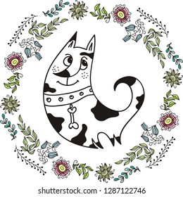 Dog. Vector illustration
