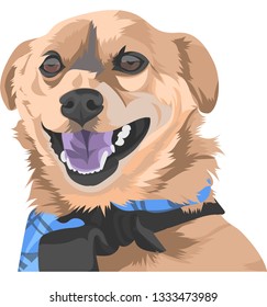 DOG VECTOR ILLUSTRATION
