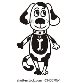 Dog. Vector illustration.