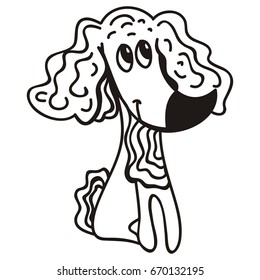 Dog. Vector illustration.