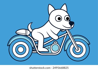 Dog Vector Illustration Cartoon, Clipart and Line Art Designs for Print