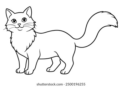 Dog Vector Illustration Cartoon, Clipart, and Line Art Design for Micro stock