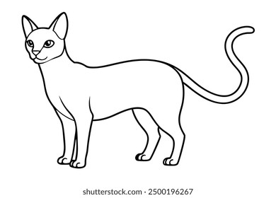 Dog Vector Illustration Cartoon, Clipart, and Line Art Design for Micro stock