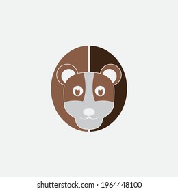 dog vector illustration design icon logo template