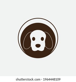 dog vector illustration design icon logo template
