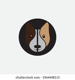 dog vector illustration design icon logo template