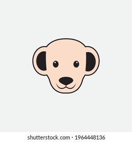 dog vector illustration design icon logo template