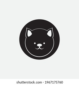 dog vector illustration design icon logo template