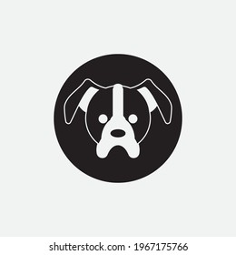 dog vector illustration design icon logo template