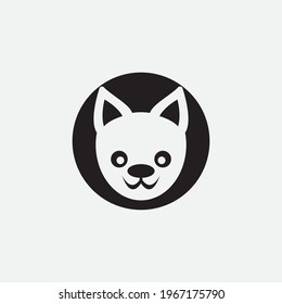 dog vector illustration design icon logo template